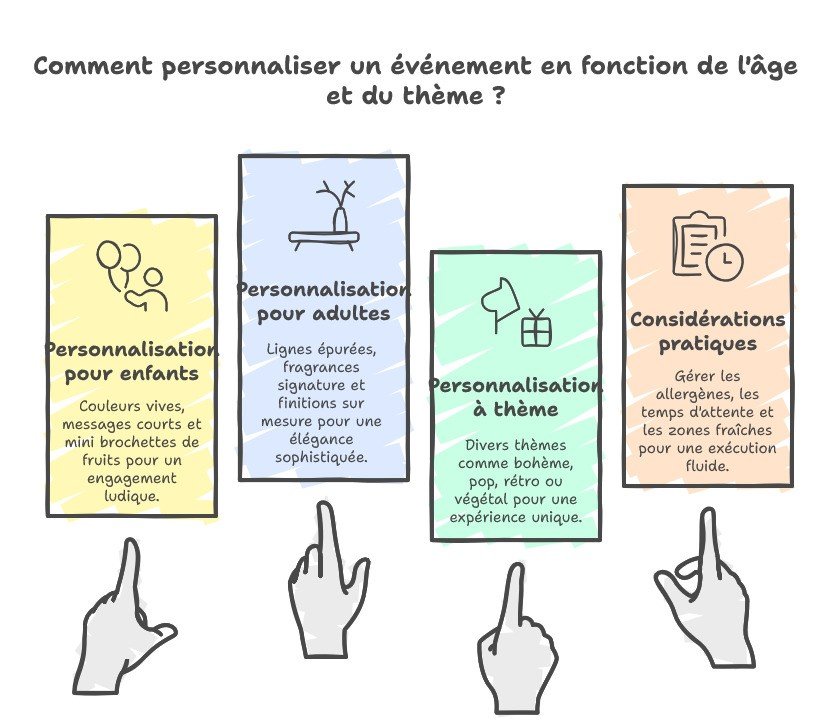 Personnaliser son gâteau selon l'âge et le thème